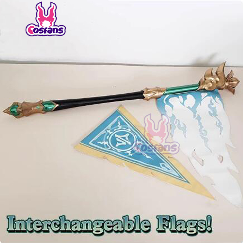 Cosplay Material For Prop - Huohuo-Star Rail Peruca Cosplay, Bandeiras intercambiáveis,
