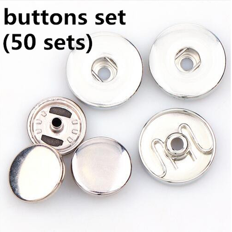 Snap Fastener Set - 50 Conjuntos de Kit de Fechos