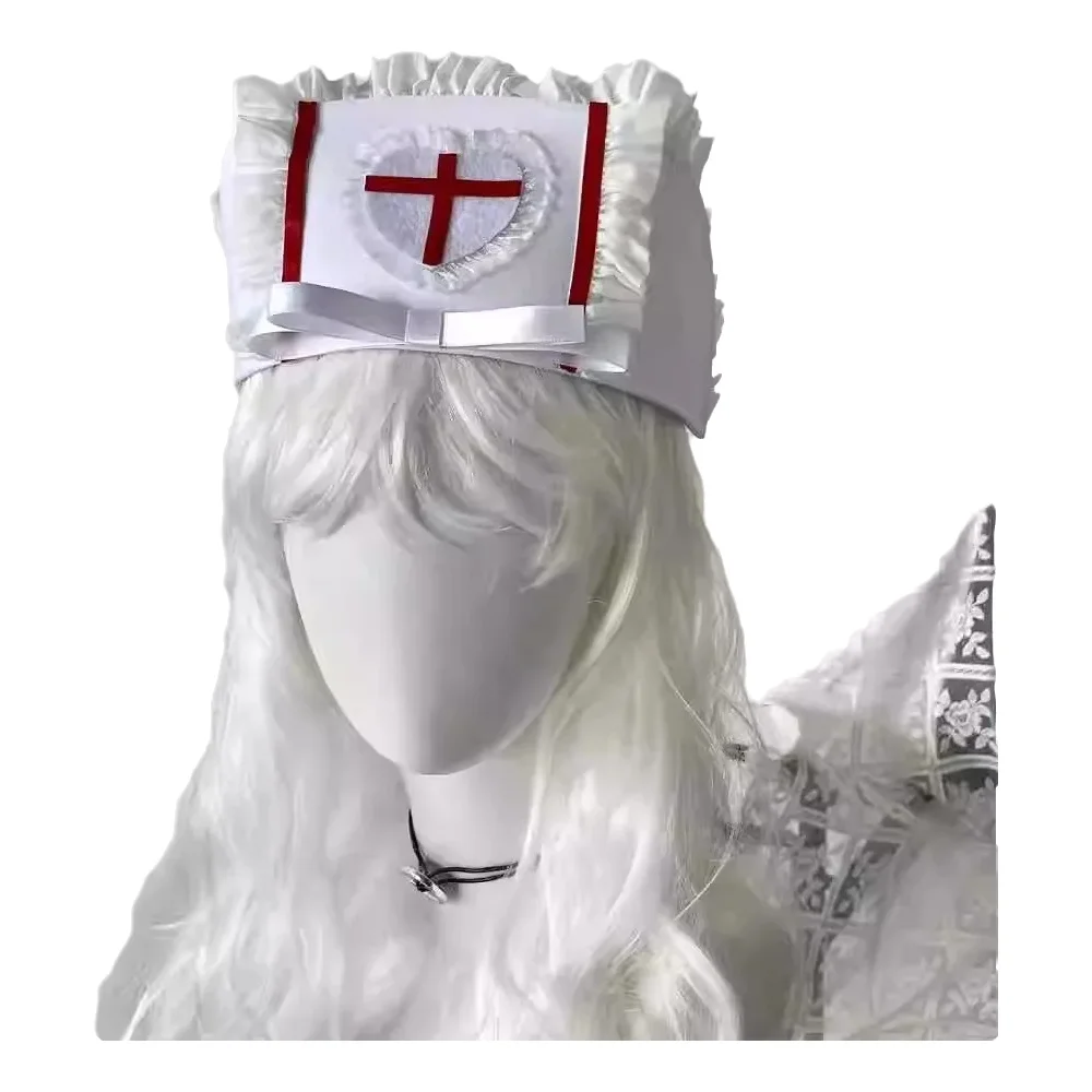 Cosplay Prop Bow - Cosplay enfermeira boné chapéu acessórios prop