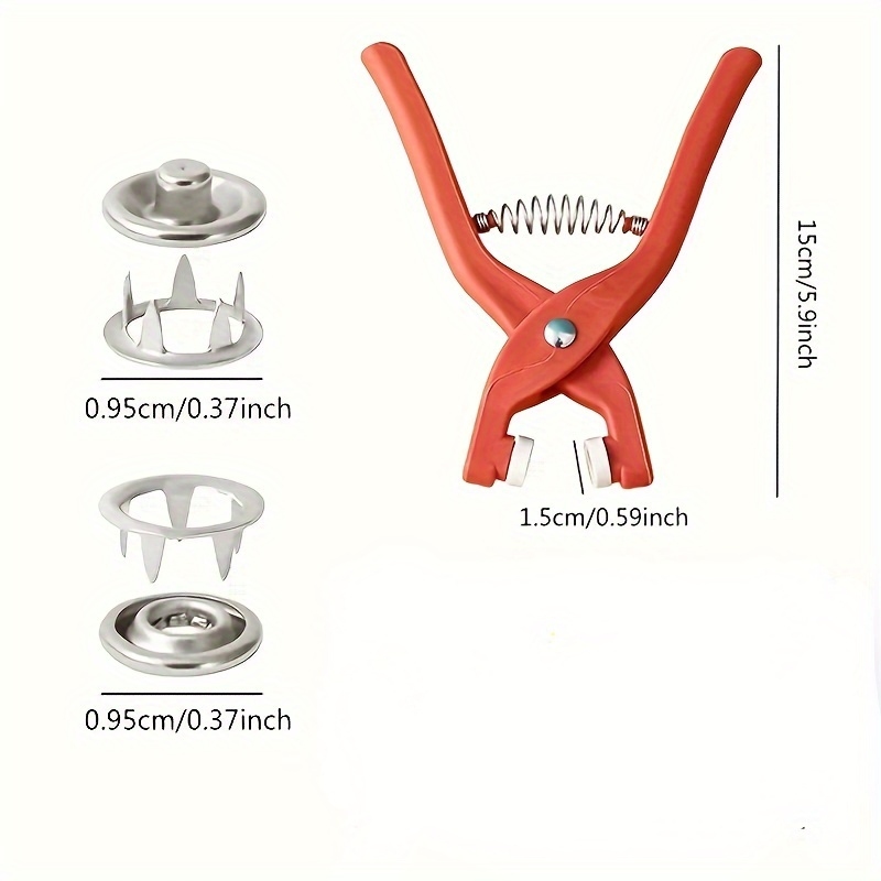Conjunto de 50 Alicates Manuai - Snap Fastener Set avaliação e preço