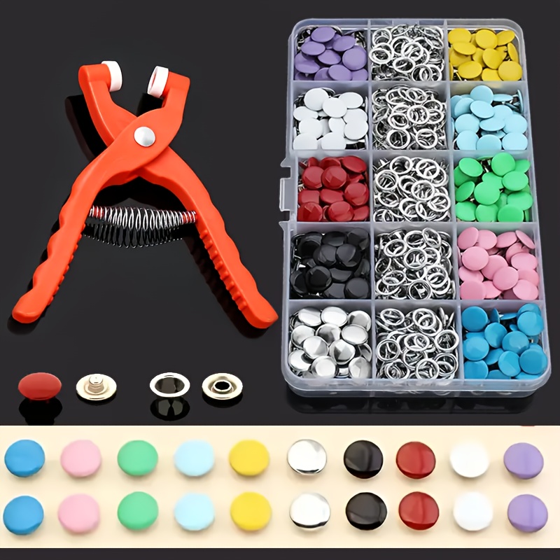 100 Peças de Botões de Costura - Snap Fastener Set avaliação e preço
