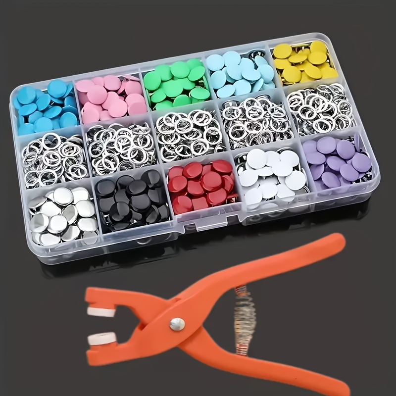 100 Peças de Botões de Costura - Snap Fastener Set avaliação e preço