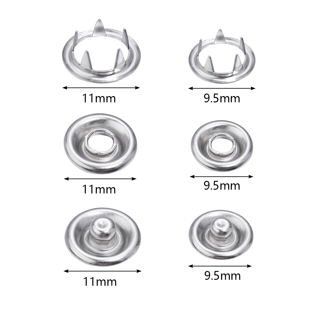 50 Conjuntos de Botões de Pres - Snap Fastener Set avaliação e preço
