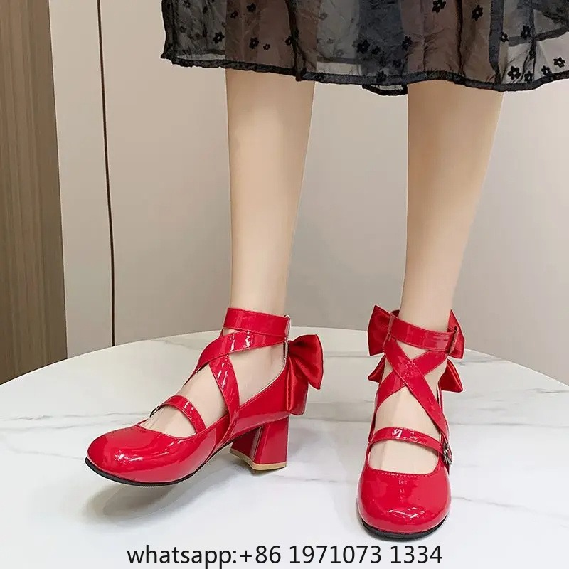 Sapatos de Cosplay Anime Puell - Cosplay Prop Bow avaliação e preço