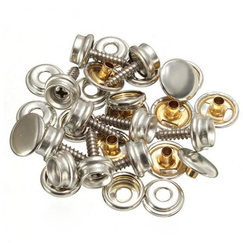 10 Conjuntos Aço Inoxidável Ta - Snap Fastener Set avaliação e preço