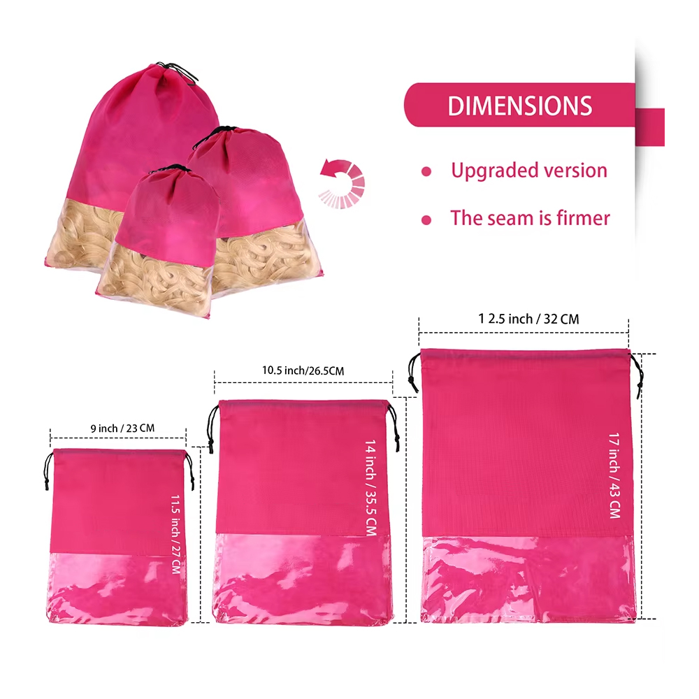 12pçs sacos de peruca não teci - Aerith Cosplay Prop avaliação e preço